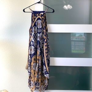 Halter scarf dress